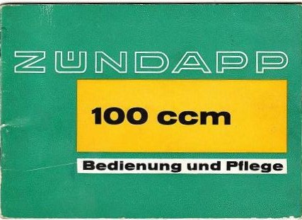 Original Bedienung und Pflege Typ 518-01L5 KS 100